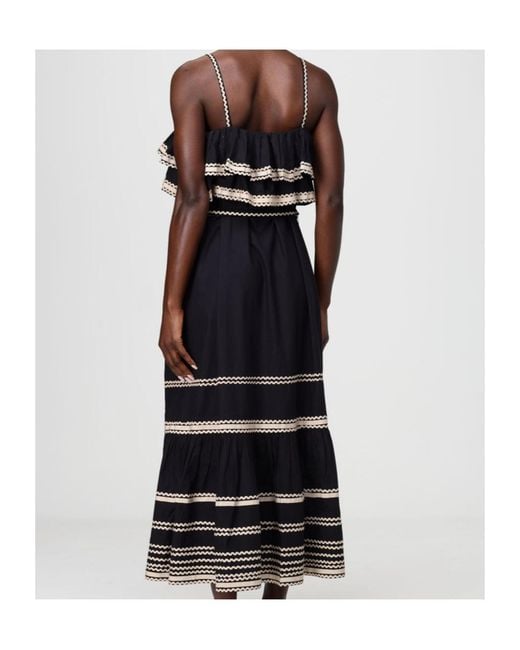 Ulla Johnson Black Suspender Dress