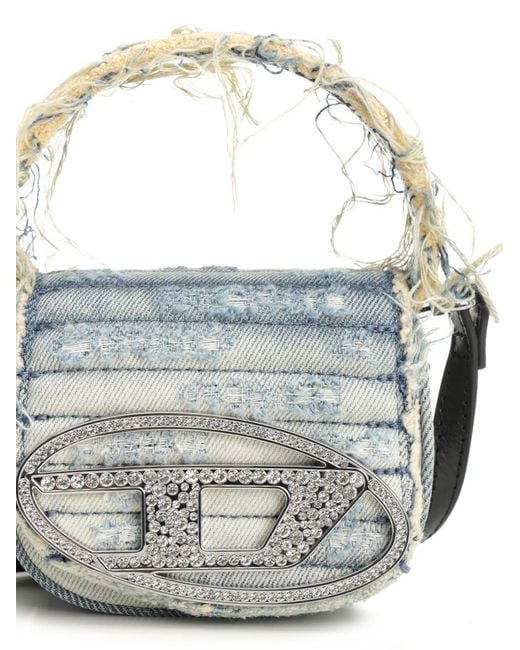 DIESEL Metallic 1Dr Xs Denim Shoulder Bag