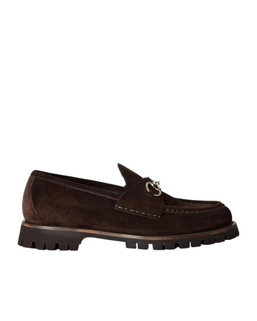 Gucci Brown Chunky Sole Slip-On Loafer