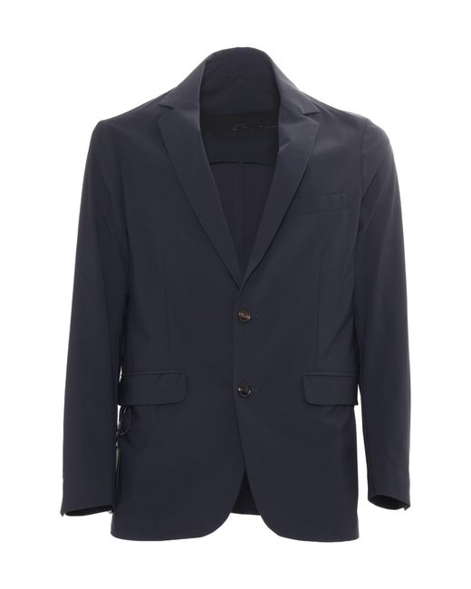 Rrd Blue Single-Breasted Tailored Jacket for men