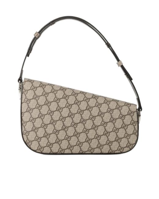 Gucci Metallic Horsebit 1955 Monogrammed Small Shoulder Bag for men