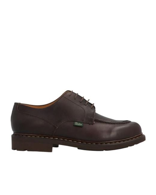 Paraboot Brown Round-Toe Business Shoes for men