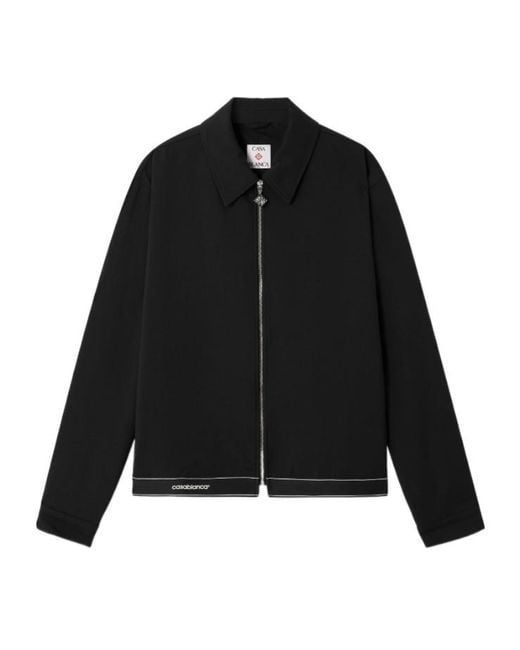 Casablanca Black Tailored Sports Jacket for men