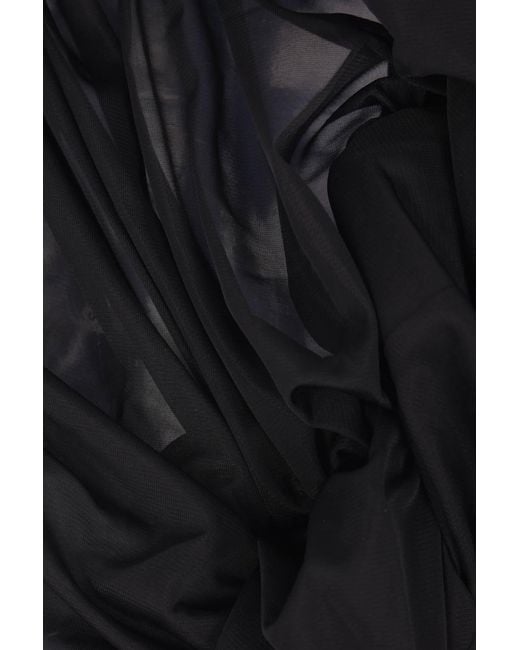 Comme des Garçons Black Ruffled Collared Blouse