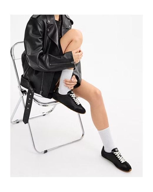 COACH Black Panelled Sneakers