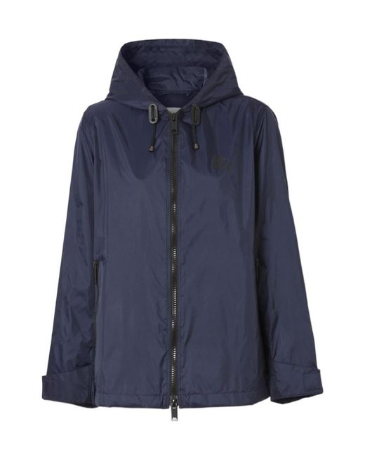 Burberry Blue Logo Casual Jacket