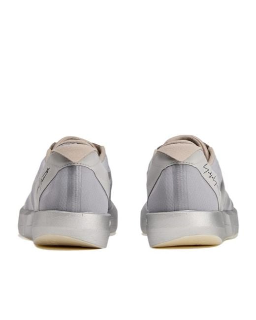 Y-3 Gray Adios 9 Running Shoes for men