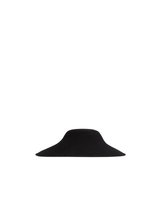 Balmain Black Velvet Hat