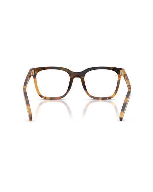 Prada Brown Full Frame Plain Mirror