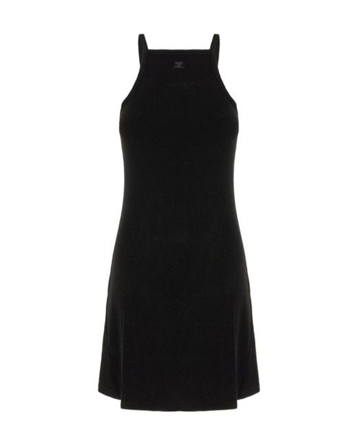 Courreges Black Suspender Dress