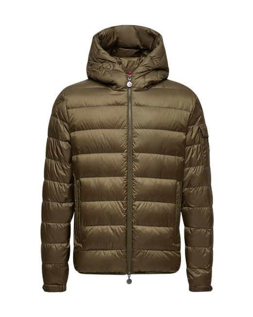Moncler Green Najan Zip-Up Padded Jacket for men