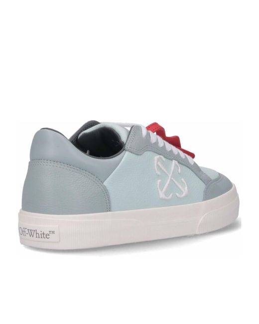 Off-White c/o Virgil Abloh Multicolor New Low Vulcanized Lace-Up Sneakers for men