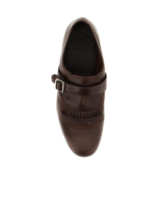 Church's Brown Buckle-Fastening Business Casual Shoes for men