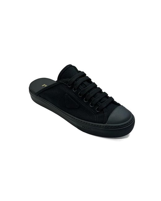 Prada Black Round-Toe Mules for men