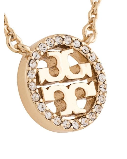 Tory Burch White Miller Delicate Necklace