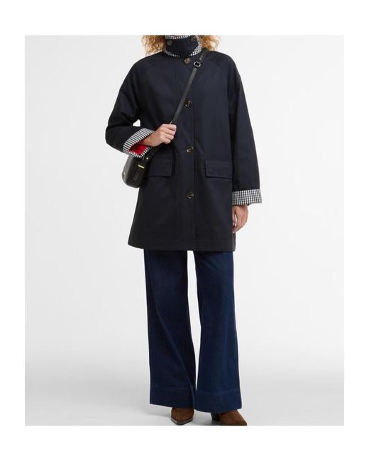 Barbour Blue Front Button Jacket