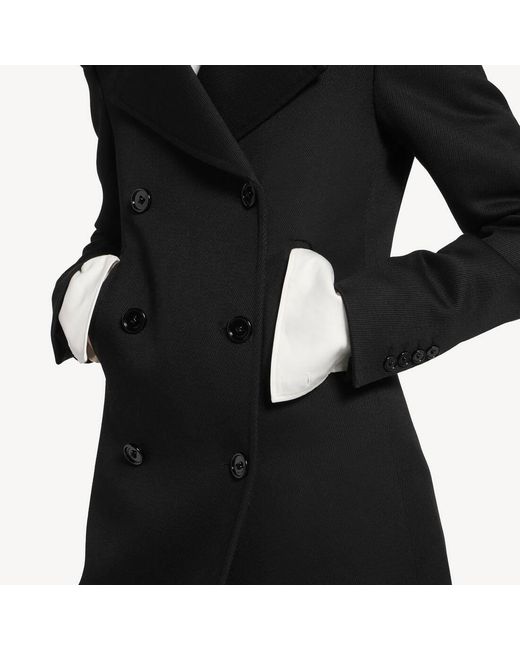 Balenciaga Black Long Trench Coat