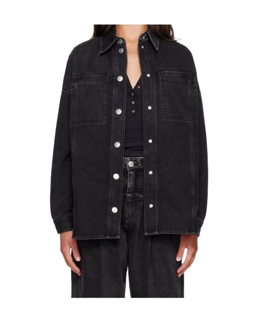 Isabel Marant Black Button-Up Shirt