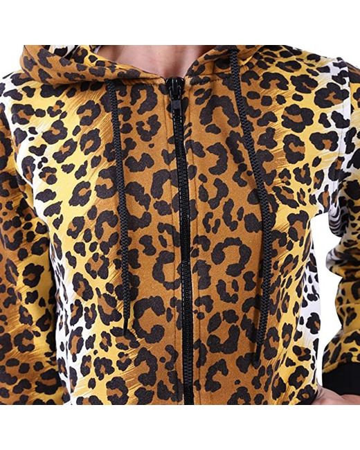 Moschino Multicolor Leopard Print Casual Jacket