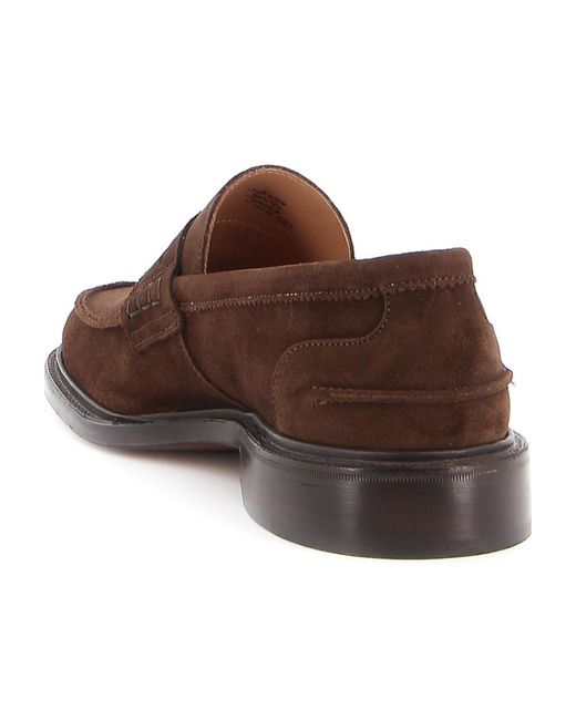 Tricker's Brown Tricker's James Penny Loafers for men