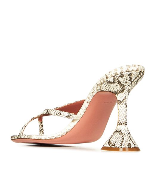 AMINA MUADDI Metallic Shiona High Heel Sandals