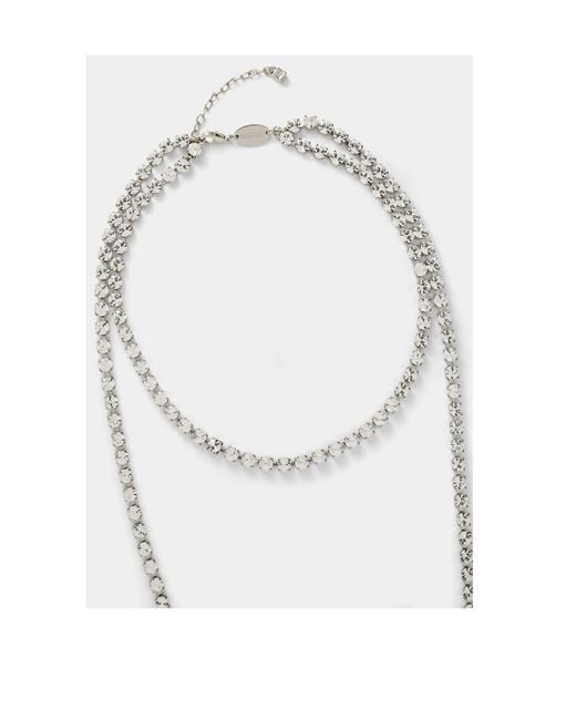 DSquared² White Chic Night Necklace for men