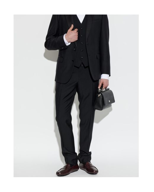 Dolce & Gabbana Brown Dg Logo Plaque Loafers for men