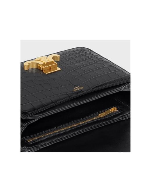 Céline Black Teen Triomphe Bag