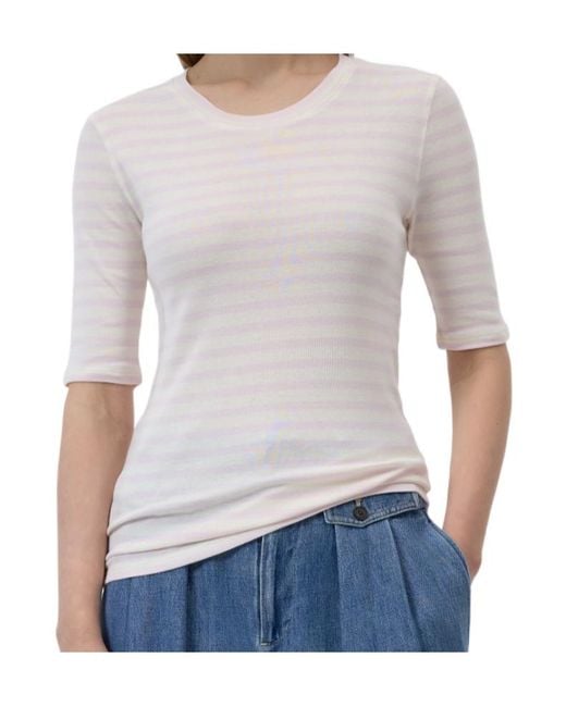 Closed Gray Striped T-Shirt