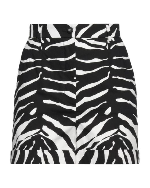 Dolce & Gabbana Black Stretch Fabric Shorts
