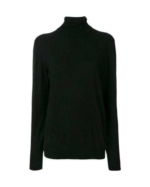 Loro Piana Black Cashmere Jumper for men