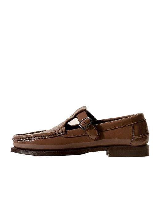 Hereu Brown Alber Patent Loafers