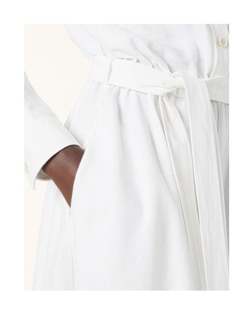 Loro Piana White Adriel Dress