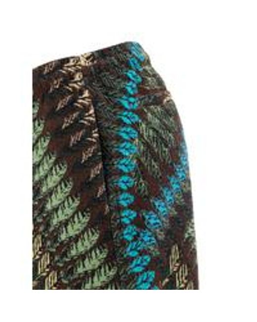 Marcelo Burlon Green County Of Milan Feather Printed Drawstring Shorts for men