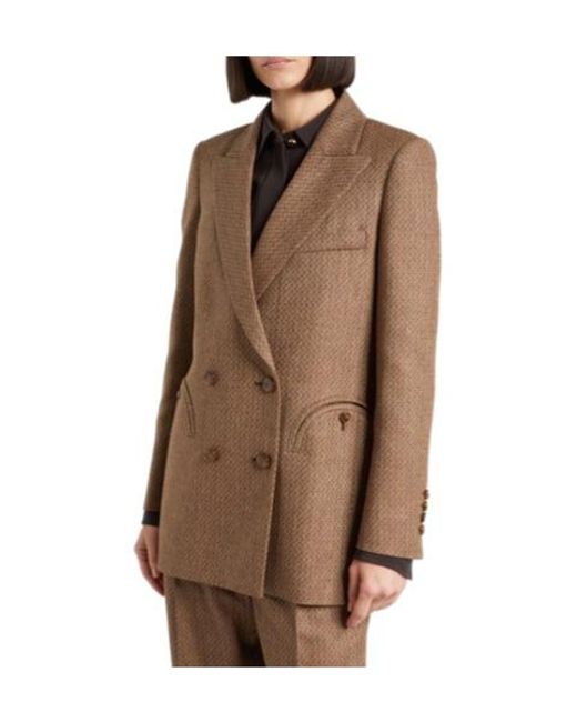 Blazé Milano Brown High-Quality Blazer