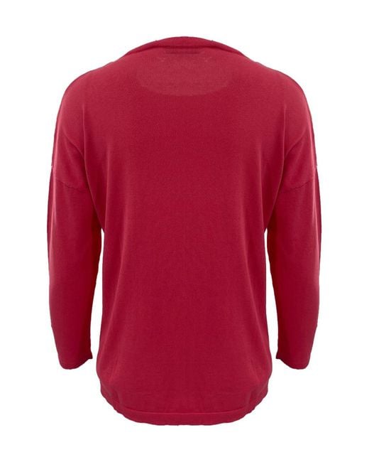 Weekend by Maxmara Red Long-Sleeved Sweater