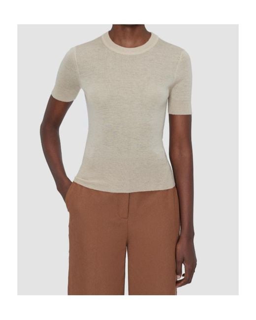 Joseph White Cashair Short-Sleeve Top