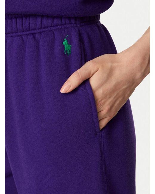 Polo Ralph Lauren Purple Drawstring Athletic Pants
