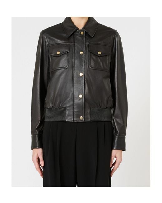 Max Mara Black Studio Biada Buttoned Jacket
