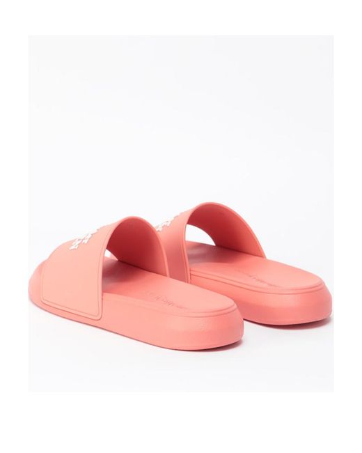 McQueen Pink Logo Pool Slides