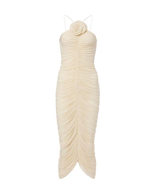 Magda Butrym White Off-The-Shoulder Dress