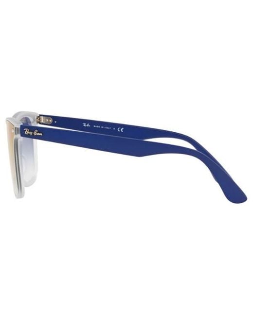 Ray-Ban Blue Logo Sunglasses for men