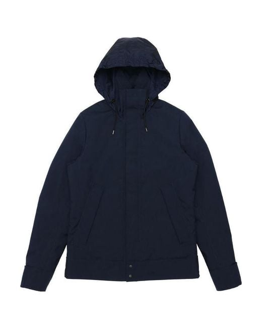 Gucci Blue Hooded And Rope-Drawn Casual Jacket for men