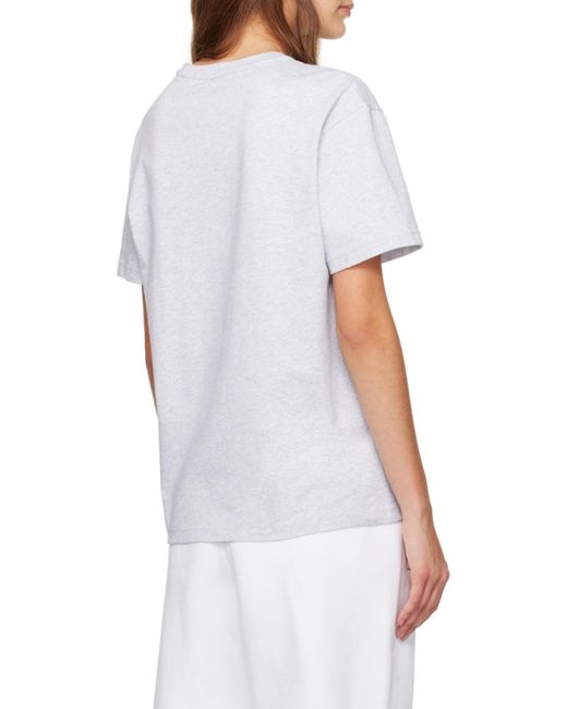 Alexander Wang White T By Crewneck Short-Sleeved T-Shirt