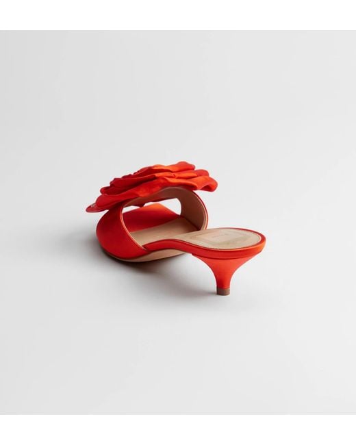 Dior Red Aurore Heeled Sandal