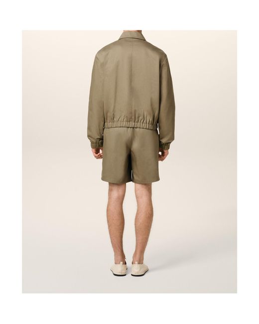 AMI Natural Ami Ami De Coeur Zipped Jacket for men