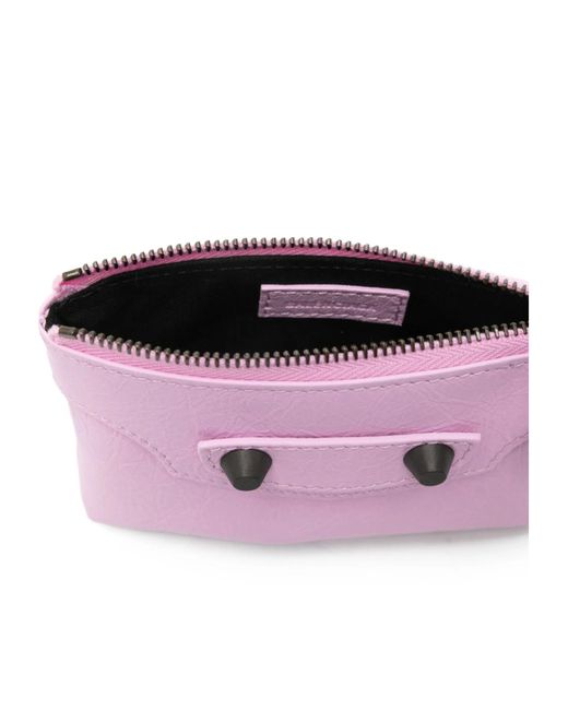 Balenciaga Pink Le City Zipped Pouch Bag