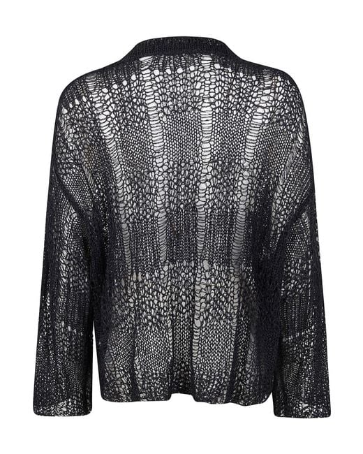 Y's Yohji Yamamoto Black Tie Knitwear