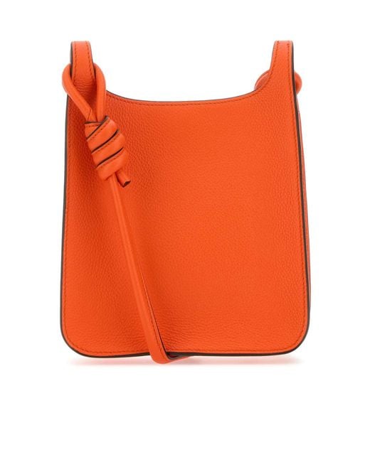 MCM Orange Hummel Shoulder Bag