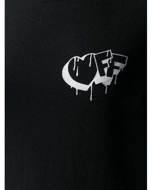 Off-White c/o Virgil Abloh Black Logo Printed T-Shirt